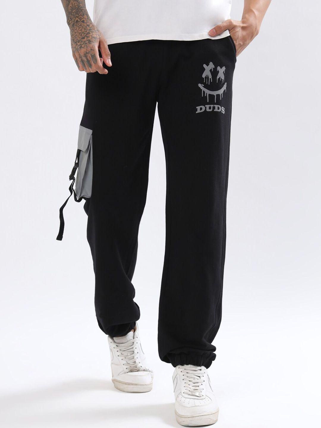 wearduds men relaxed fit smiley reflector cargo jogger