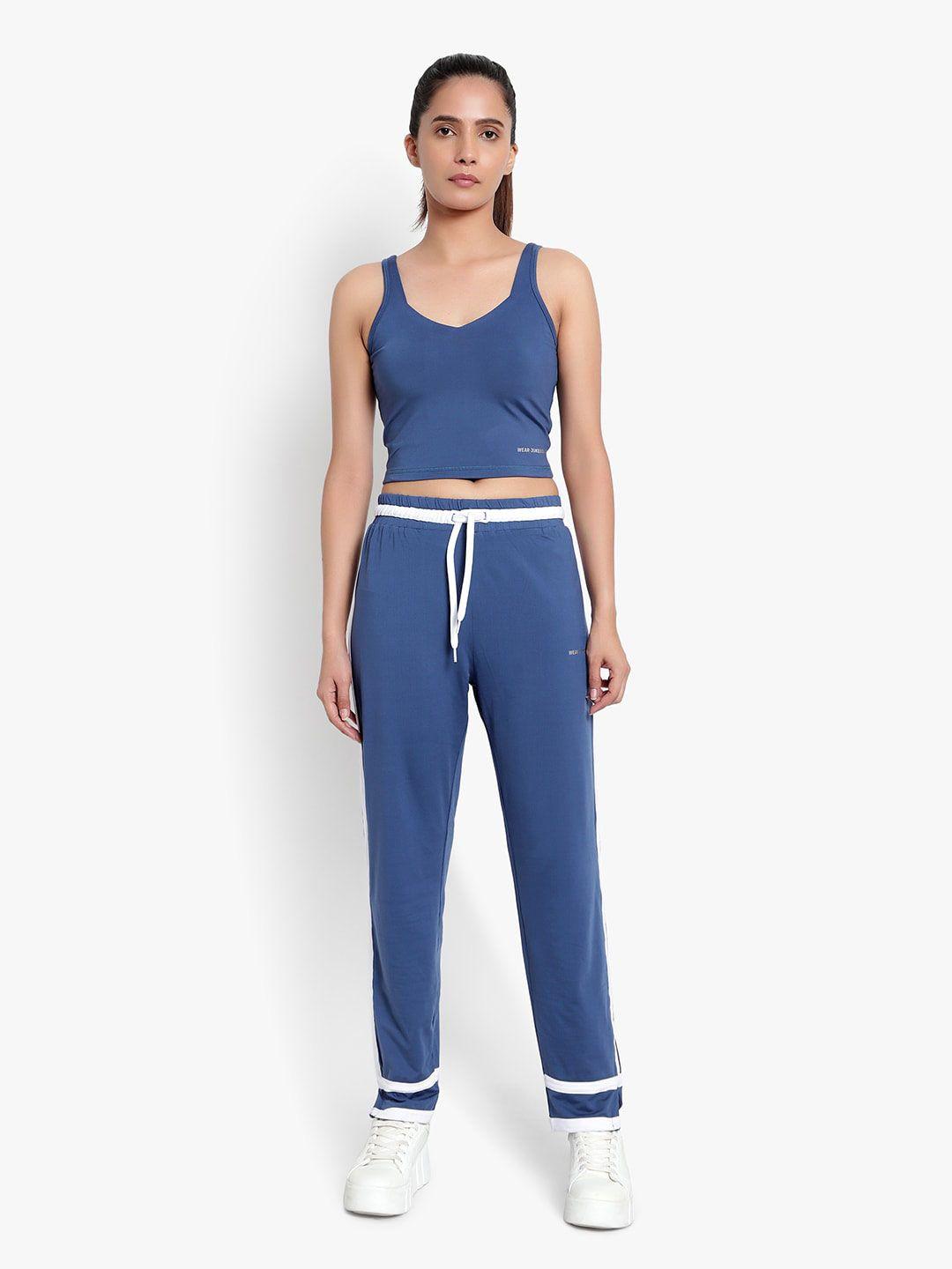 wearjukebox crop top with trousers