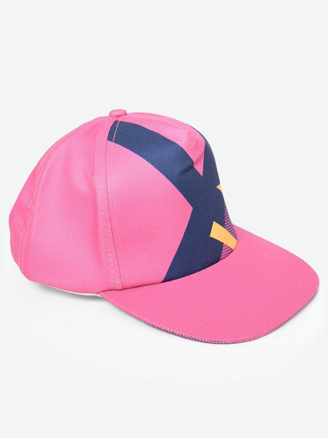 weavers villa men colourblocked cotton baseball cap