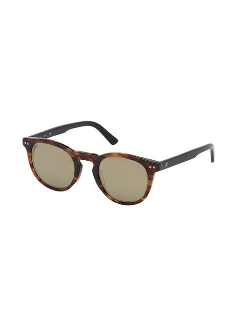web eyewear  round sunglasses designed in italy