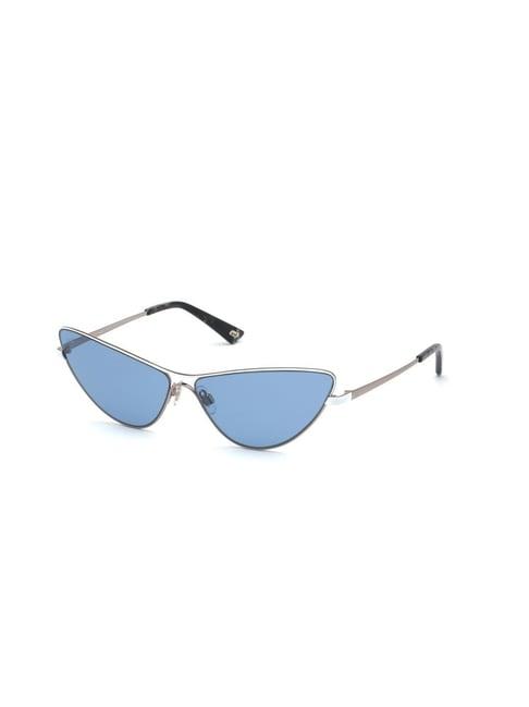 web eyewear blue cat eye sunglasses for women designed in italy