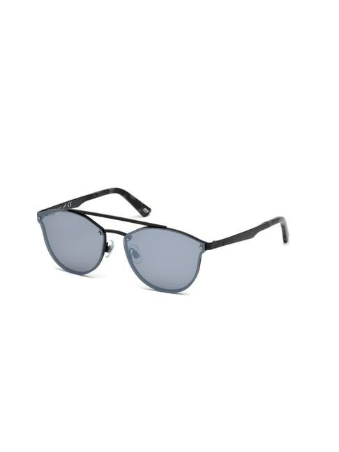 web eyewear blue cat eye unisex sunglasses designed in italy