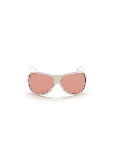 web eyewear brown oversize irregular sunglasses for women