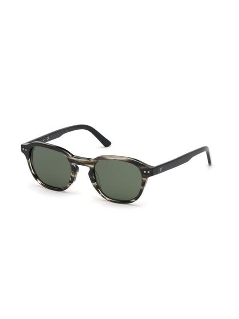 web eyewear grey cat eye sunglasses for men designed in italy