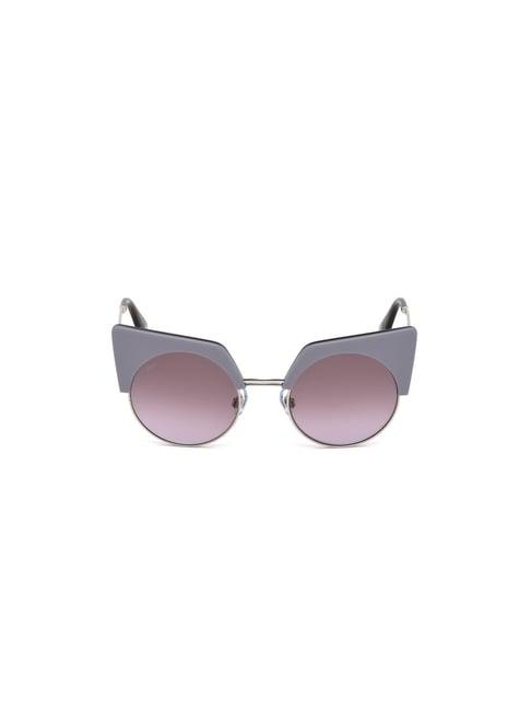 web eyewear purple round sunglasses for women