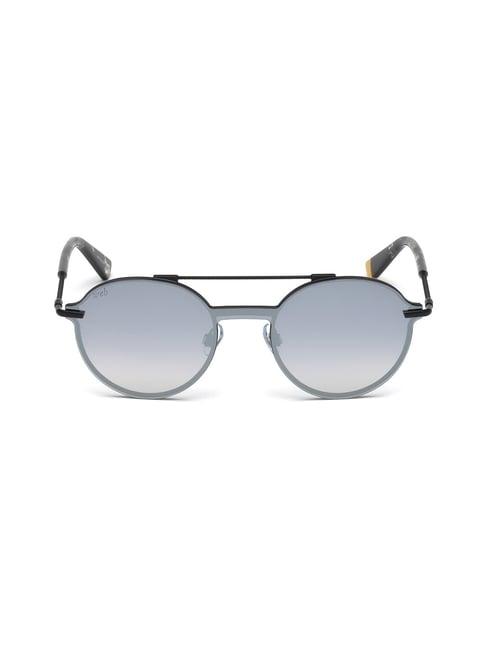 web eyewear we0194 00 02c grey round sunglasses