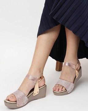 wedges with ankle loop