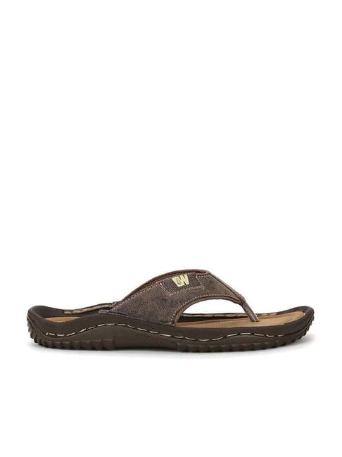 weinbrenner by bata men's beige thong sandals