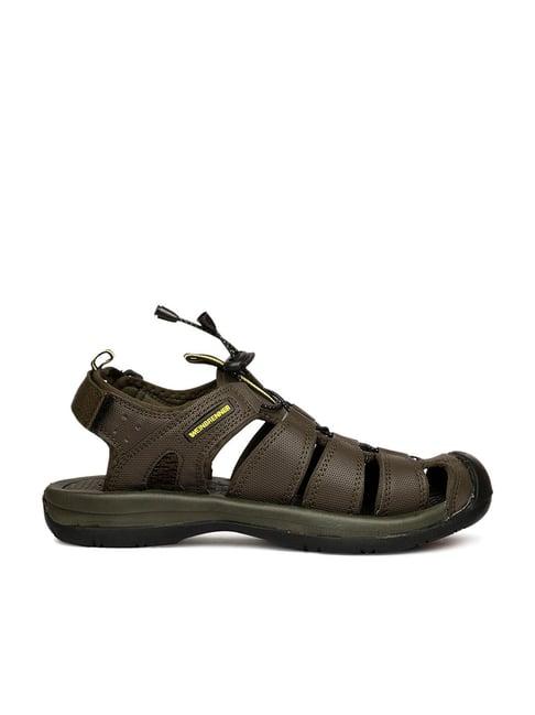 weinbrenner by bata men's brown fisherman sandals