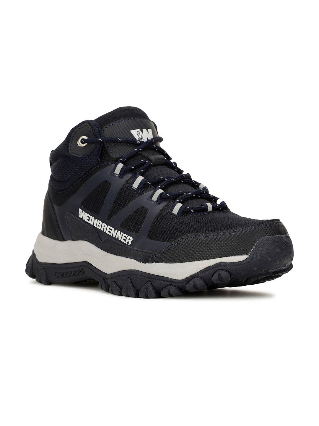 weinbrenner men lace-up high-top trekking sneakers