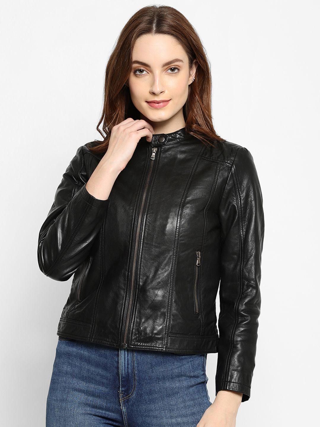 welbawt women leather lightweight e-dry technology biker jacket