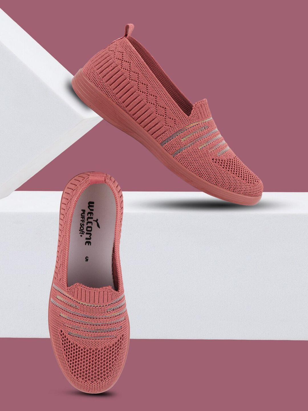 welcome women textured mesh slip-on sneakers