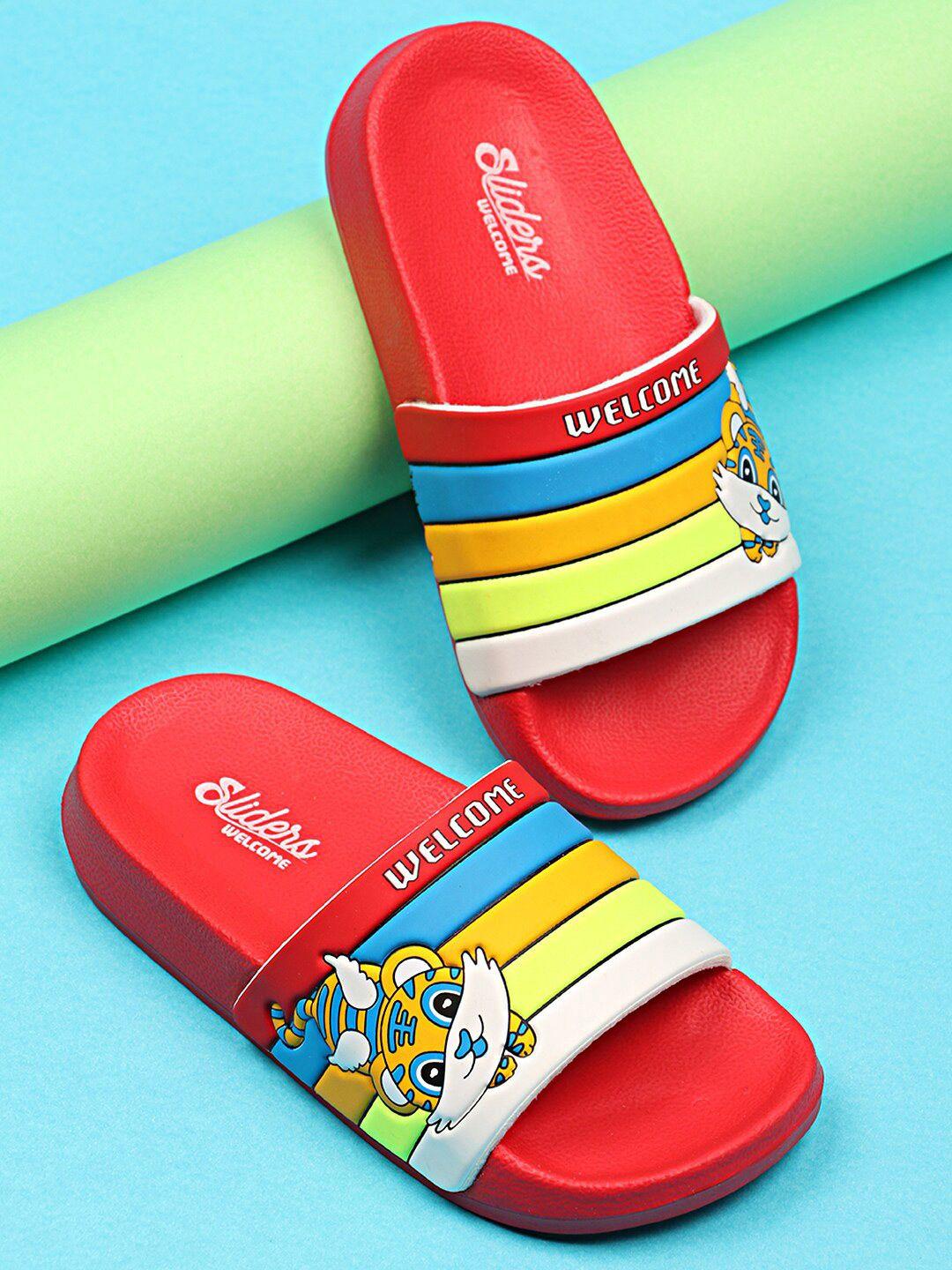 welcome kids colourblocked sliders