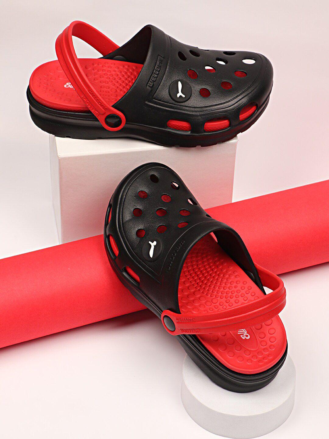 welcome kids self design clogs