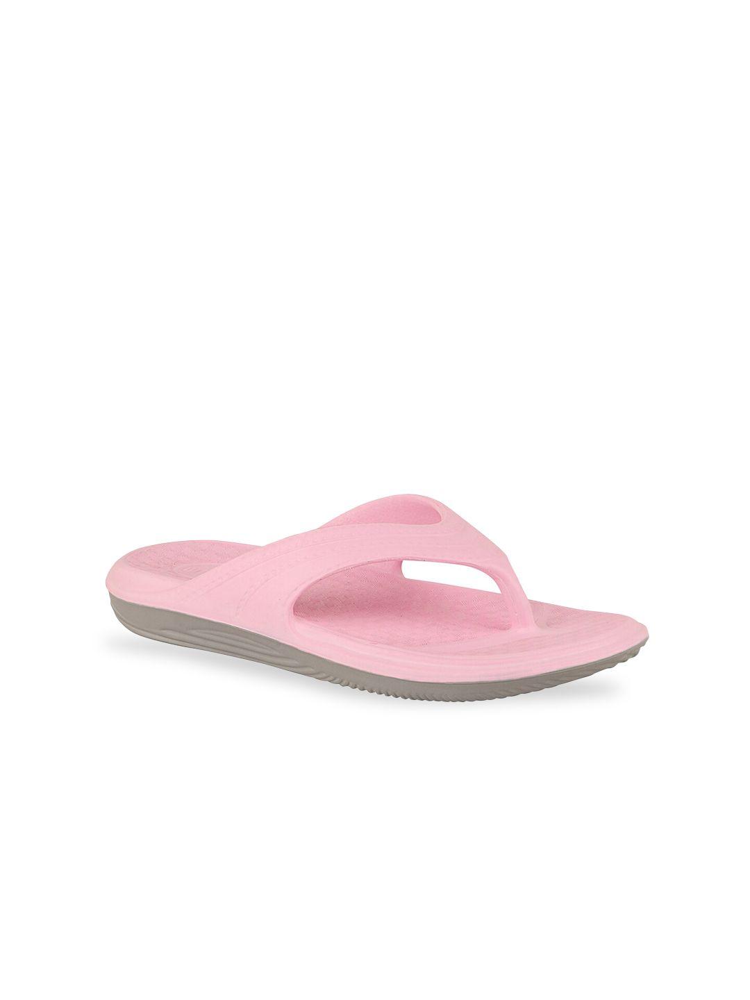 welcome women pink & grey thong flip-flops