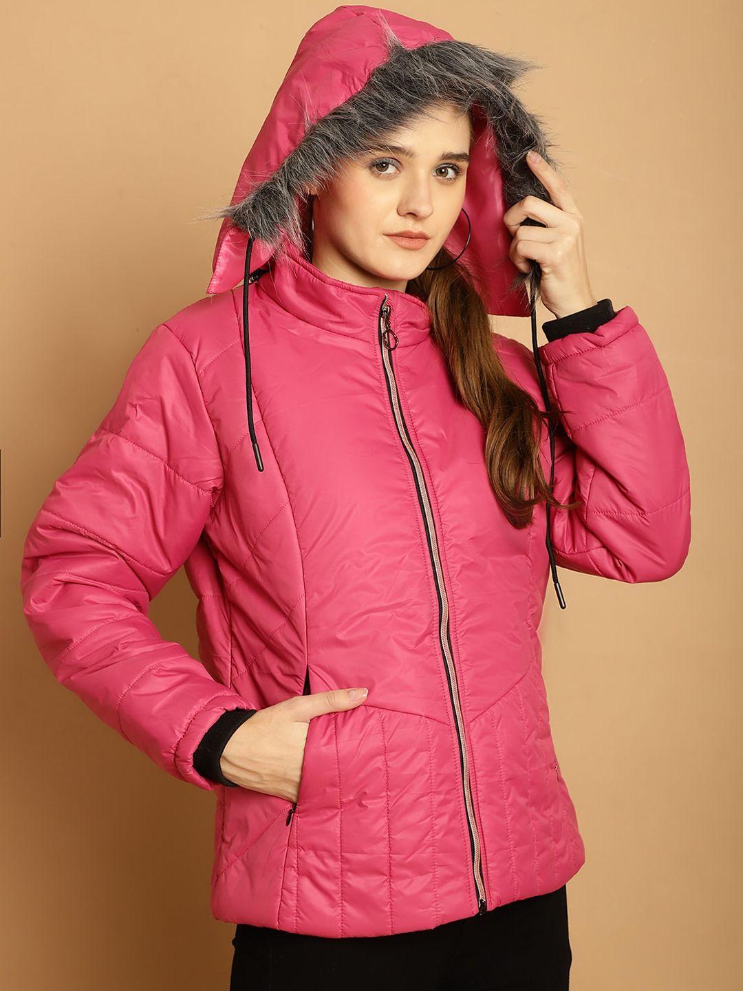 well quality hooded puffer jacket