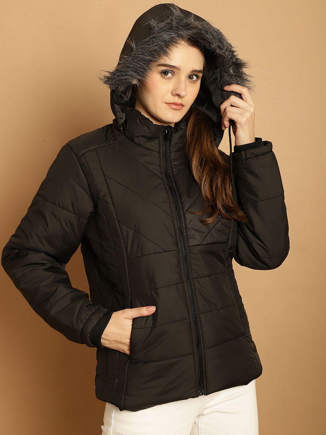 well quality hooded puffer jacket