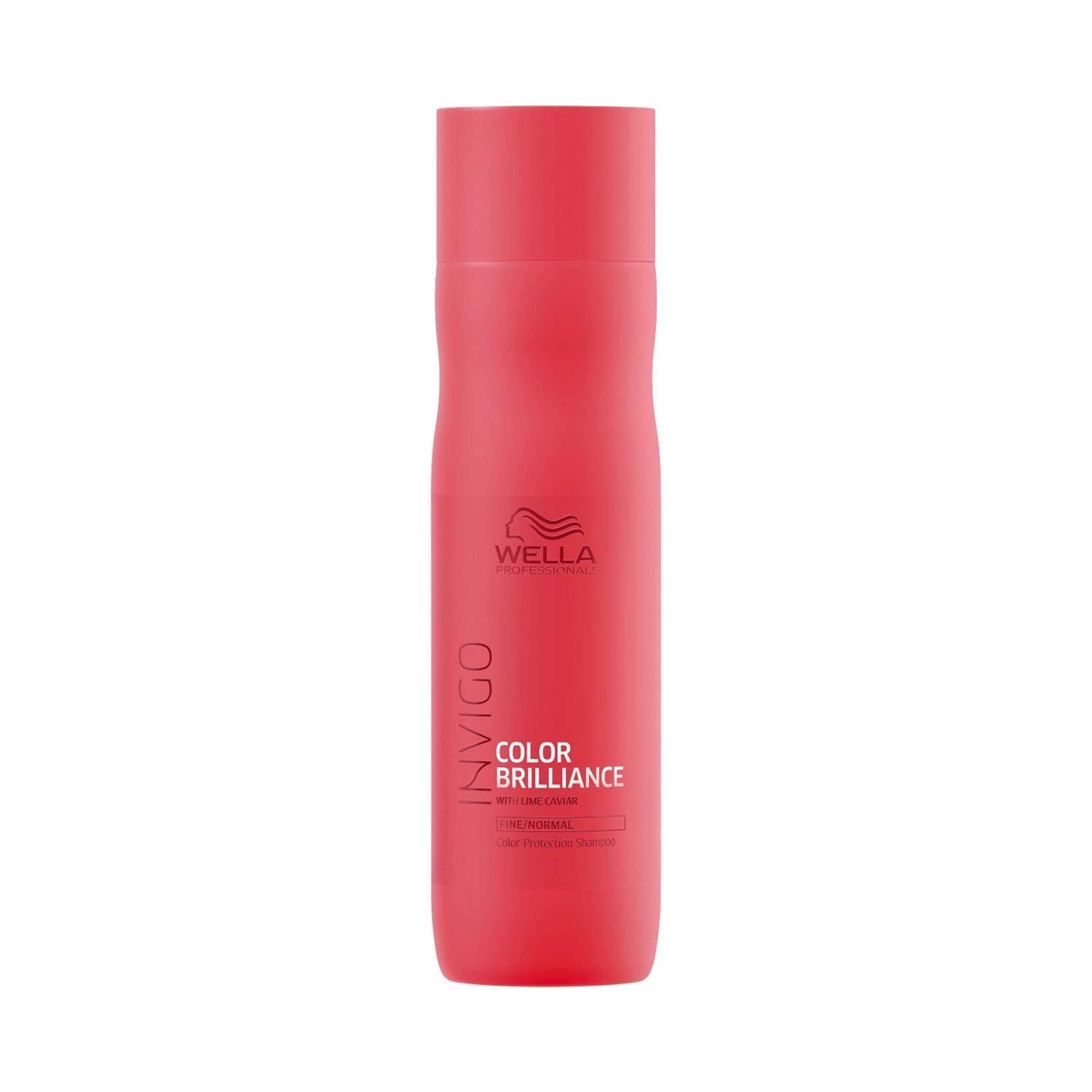 wella professionals invigo color brilliance shampoo for fine normal hair (250ml)