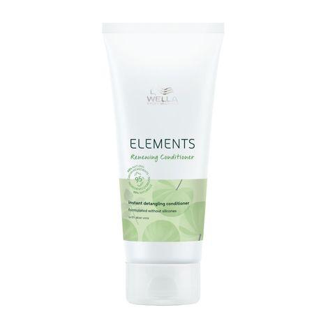 wella professionals elements gentle renewing conditioner-instant detangling for all hair types (200 ml)