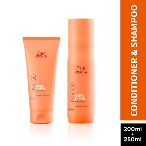 wella professionals invigo nutri enrich deep nourishing shampoo and conditioner combo