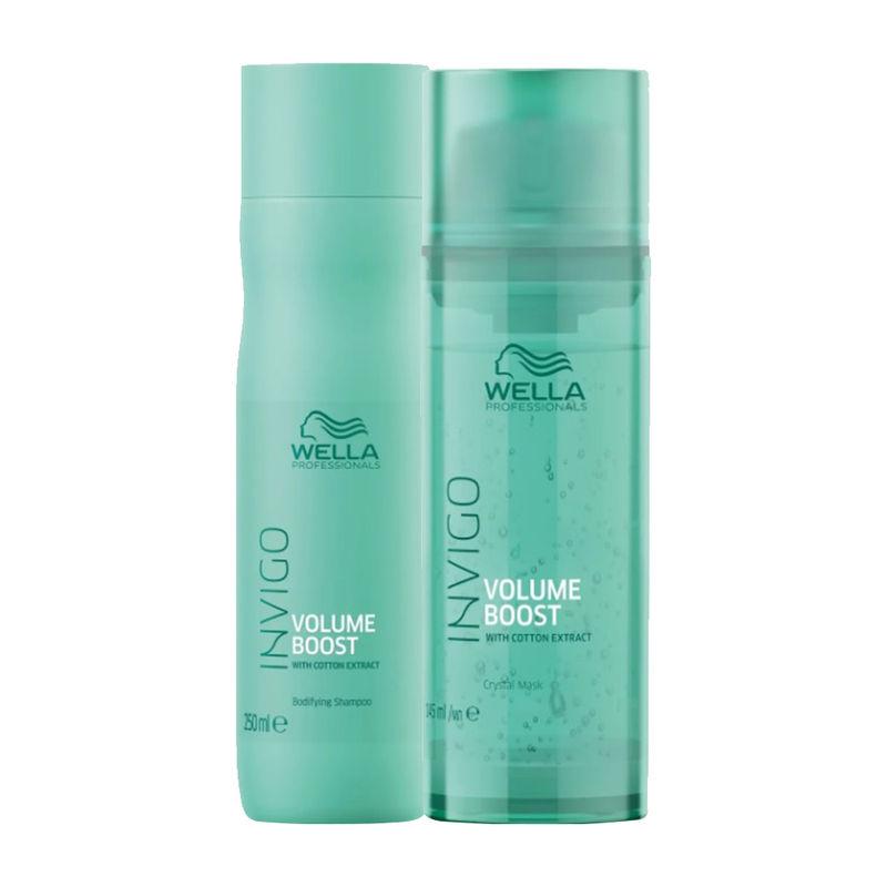 wella professionals invigo volume boost shampoo and mask combo