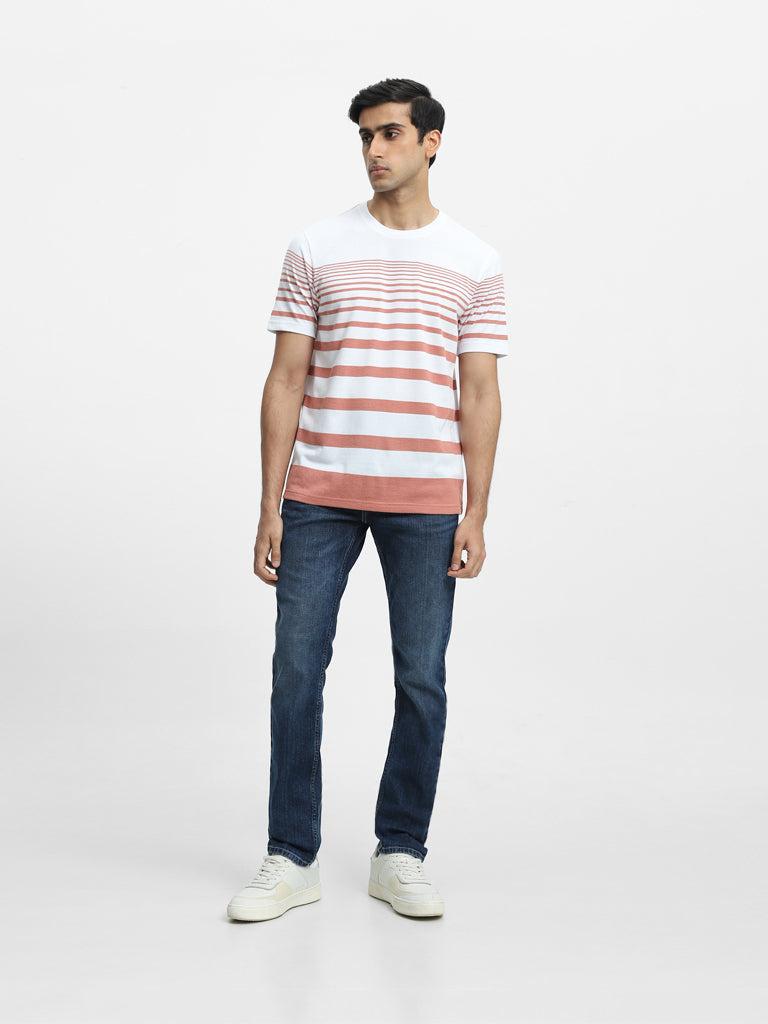 wes lounge dusty pink relaxed fit t-shirt