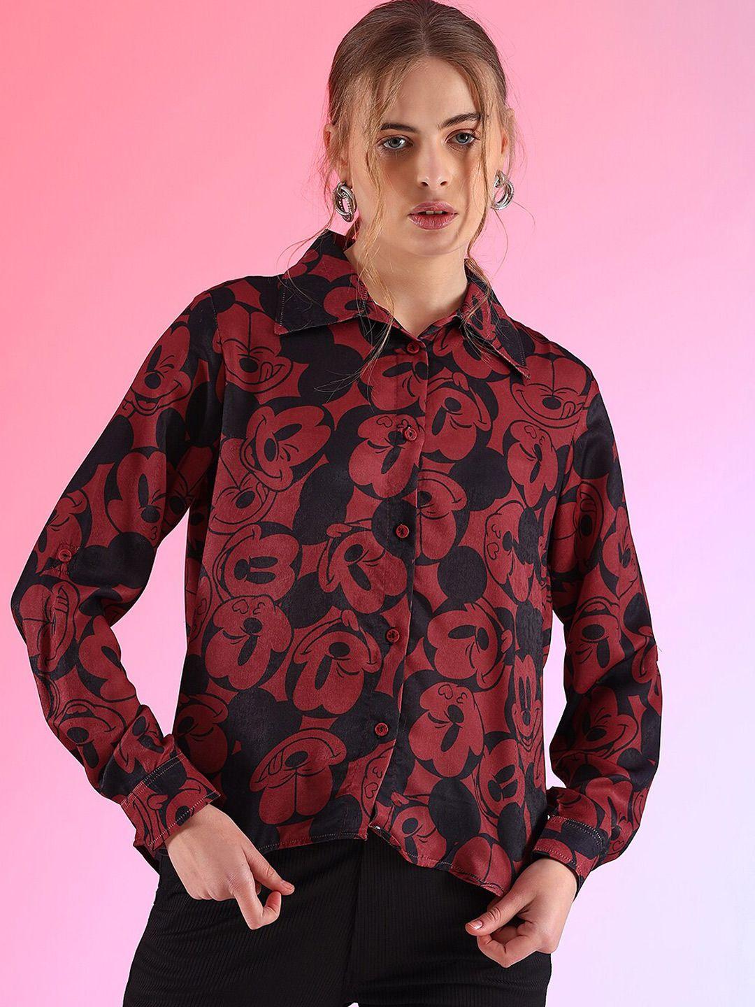 westhood classic abstract printed satin party shirt