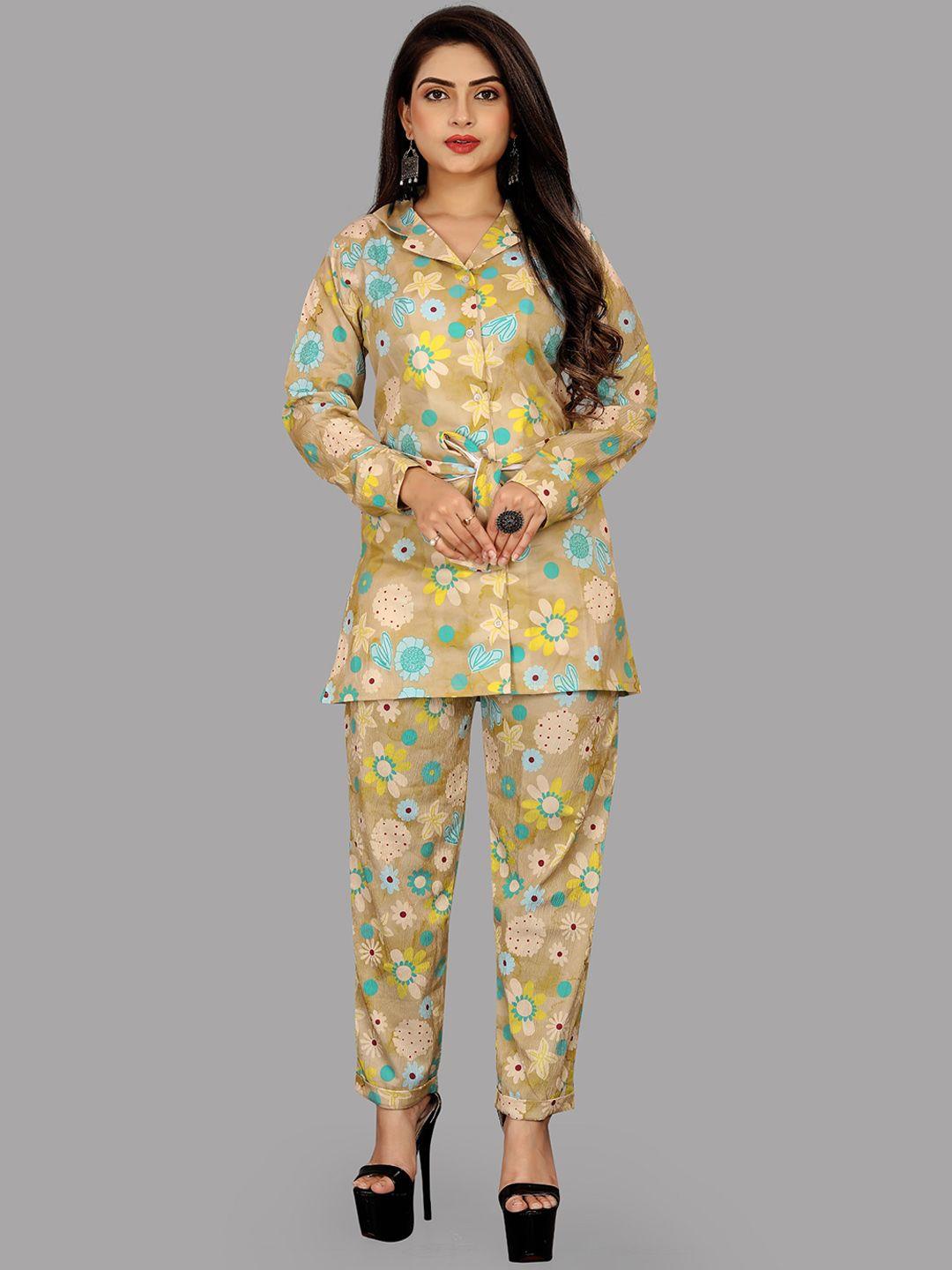 westhood printed shirt with trousers co-ords