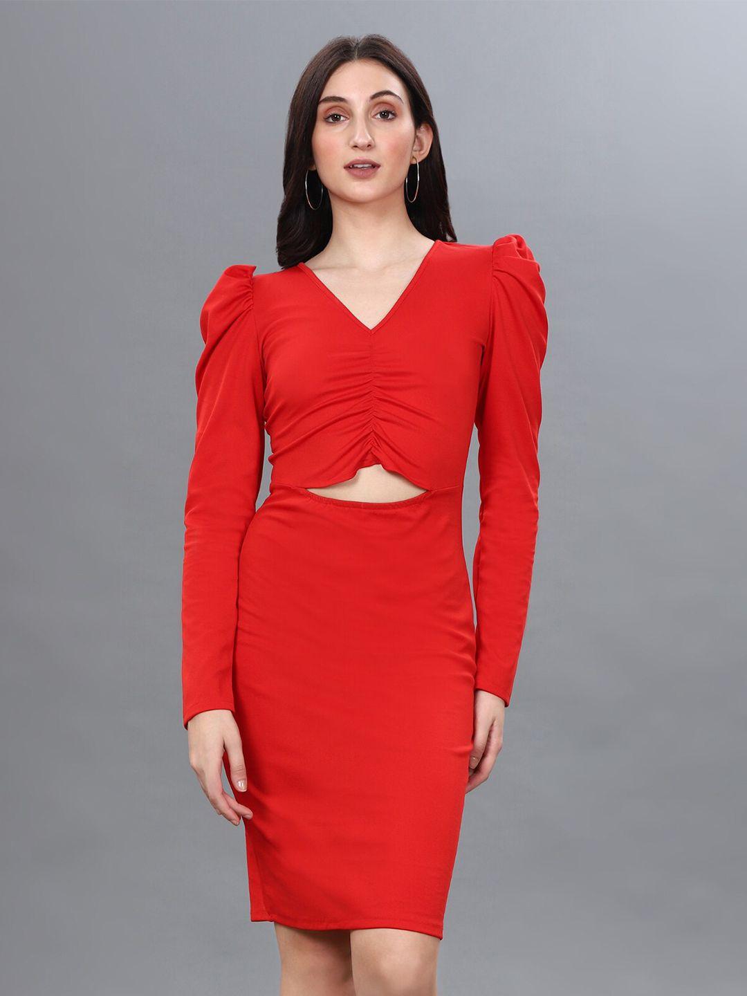 westhood red sheath dress