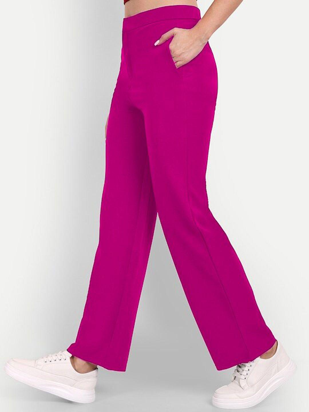 westhood women coral smart high-rise trousers
