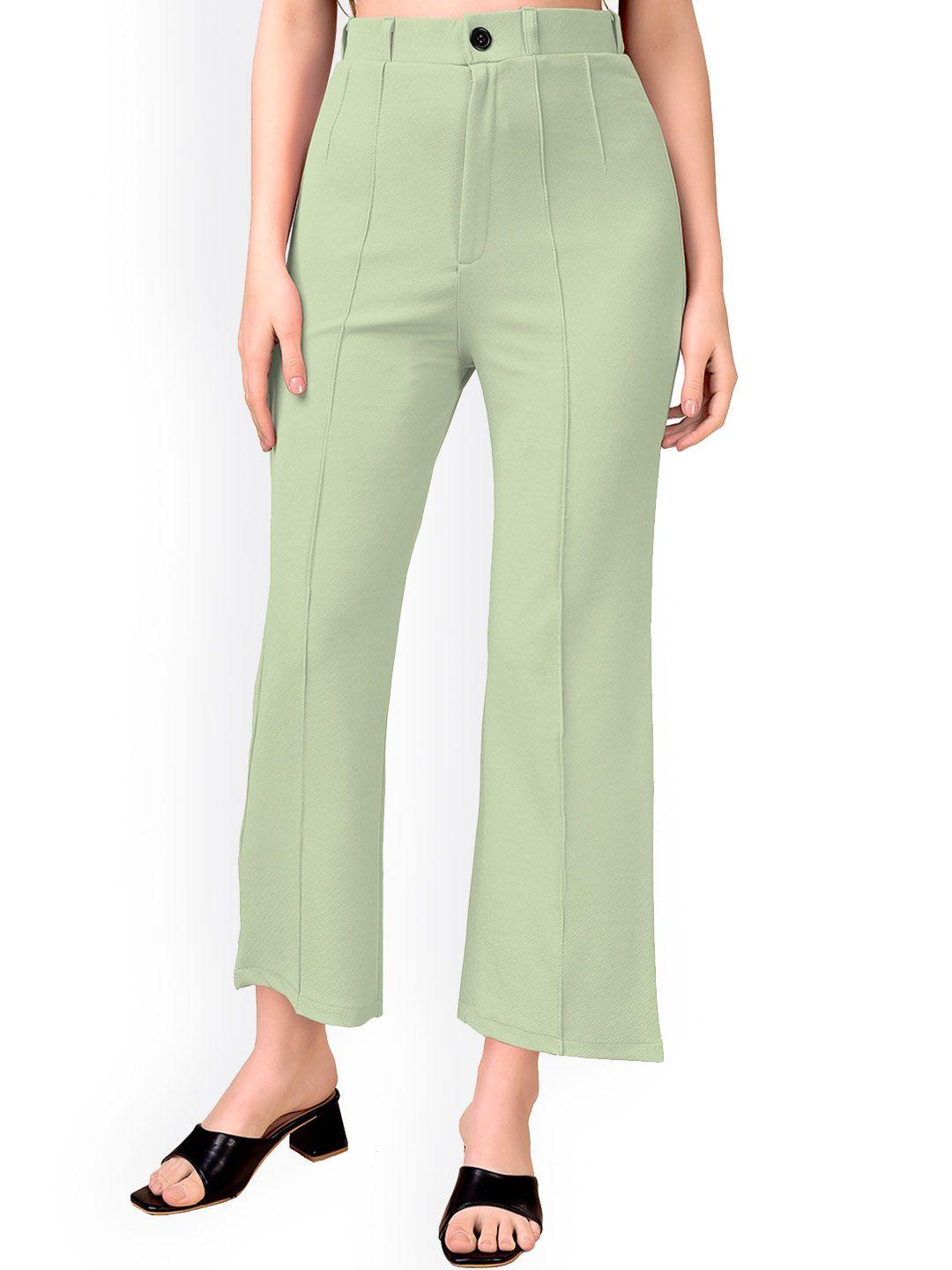 westhood women smart high-rise wrinkle free pleated trousers