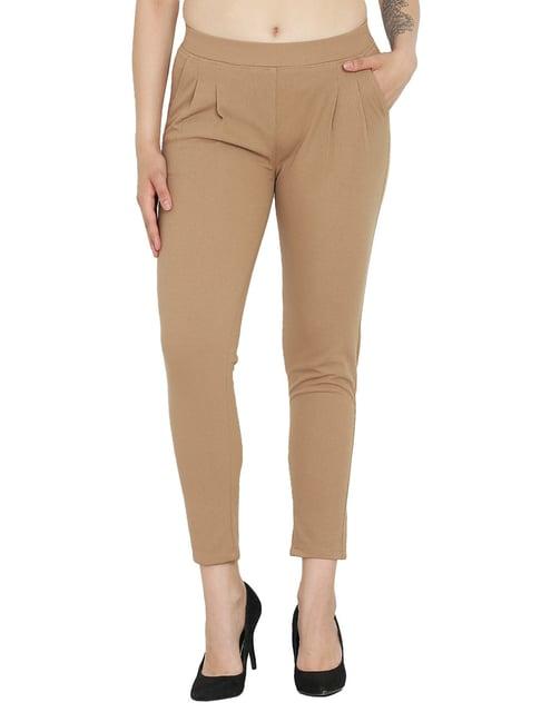 westwood beige cotton trousers