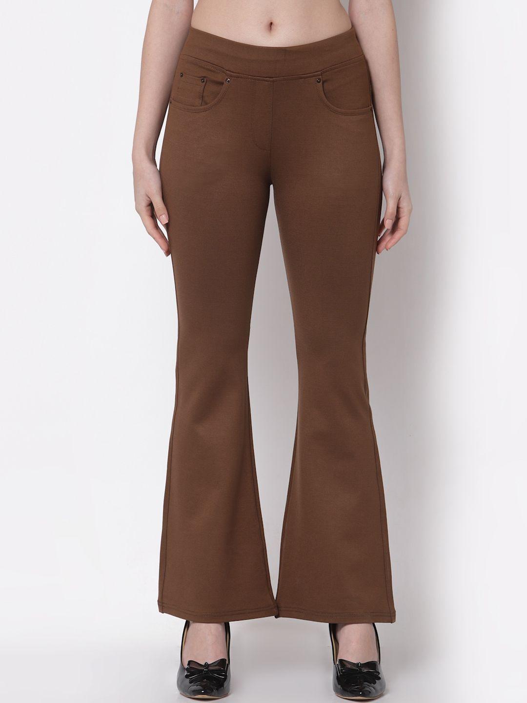 westwood women brown high-rise trousers