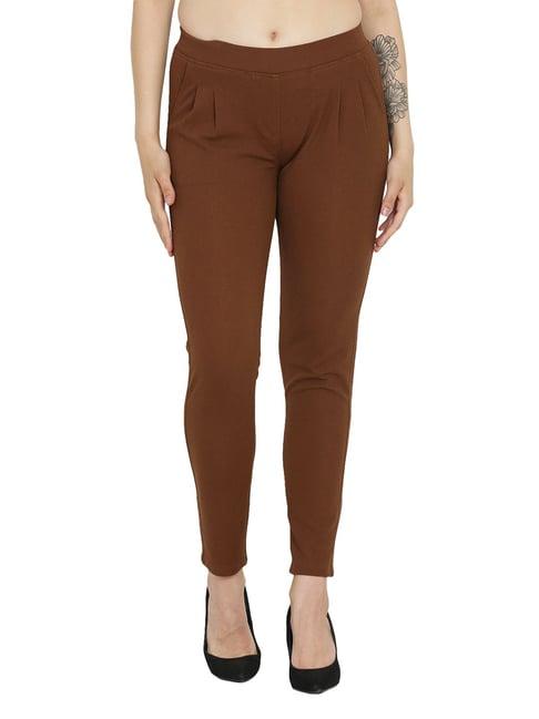 westwood brown cotton trousers