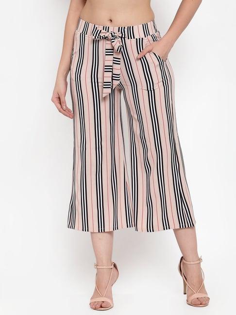 westwood pink striped culottes