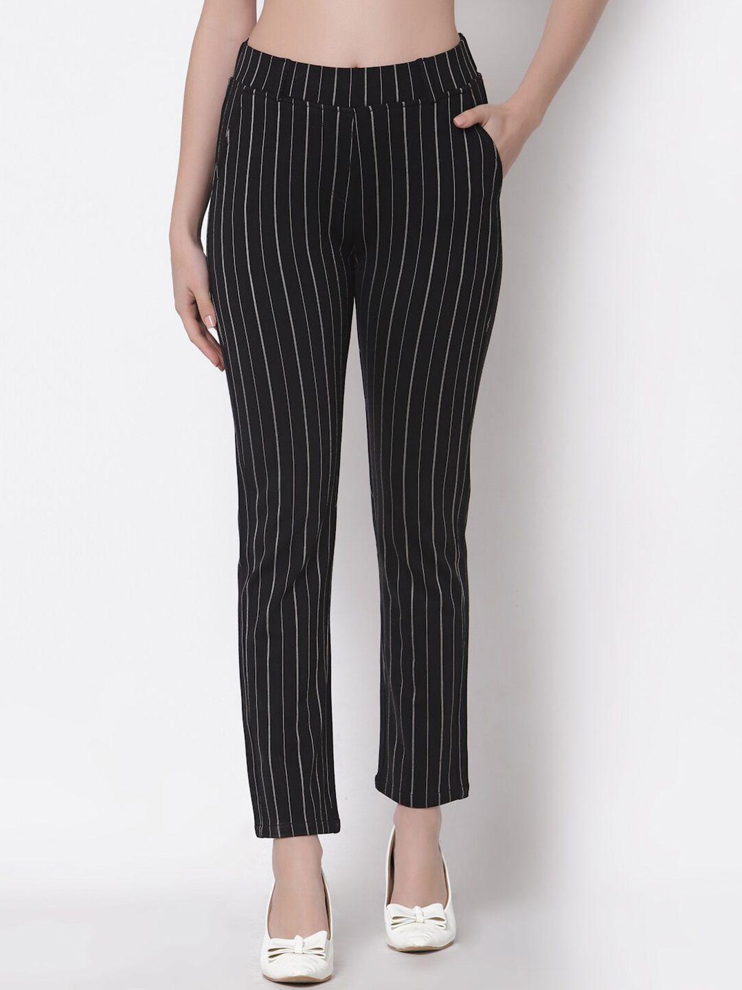 westwood women black striped jeggings