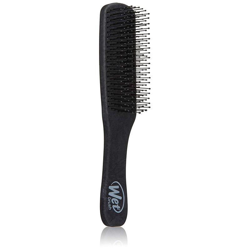 wet brush mens detangler - black leather