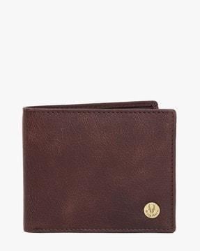 wh2052 genuine leather bi-fold wallet