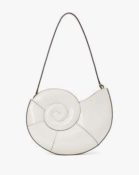 what the shell nautilus shell medium shoulder bag