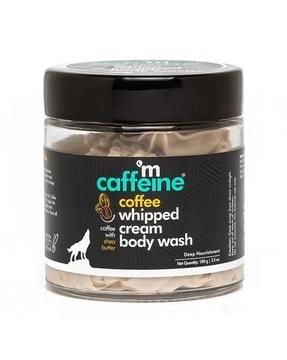 whipped cream coffee body wash with shea butter