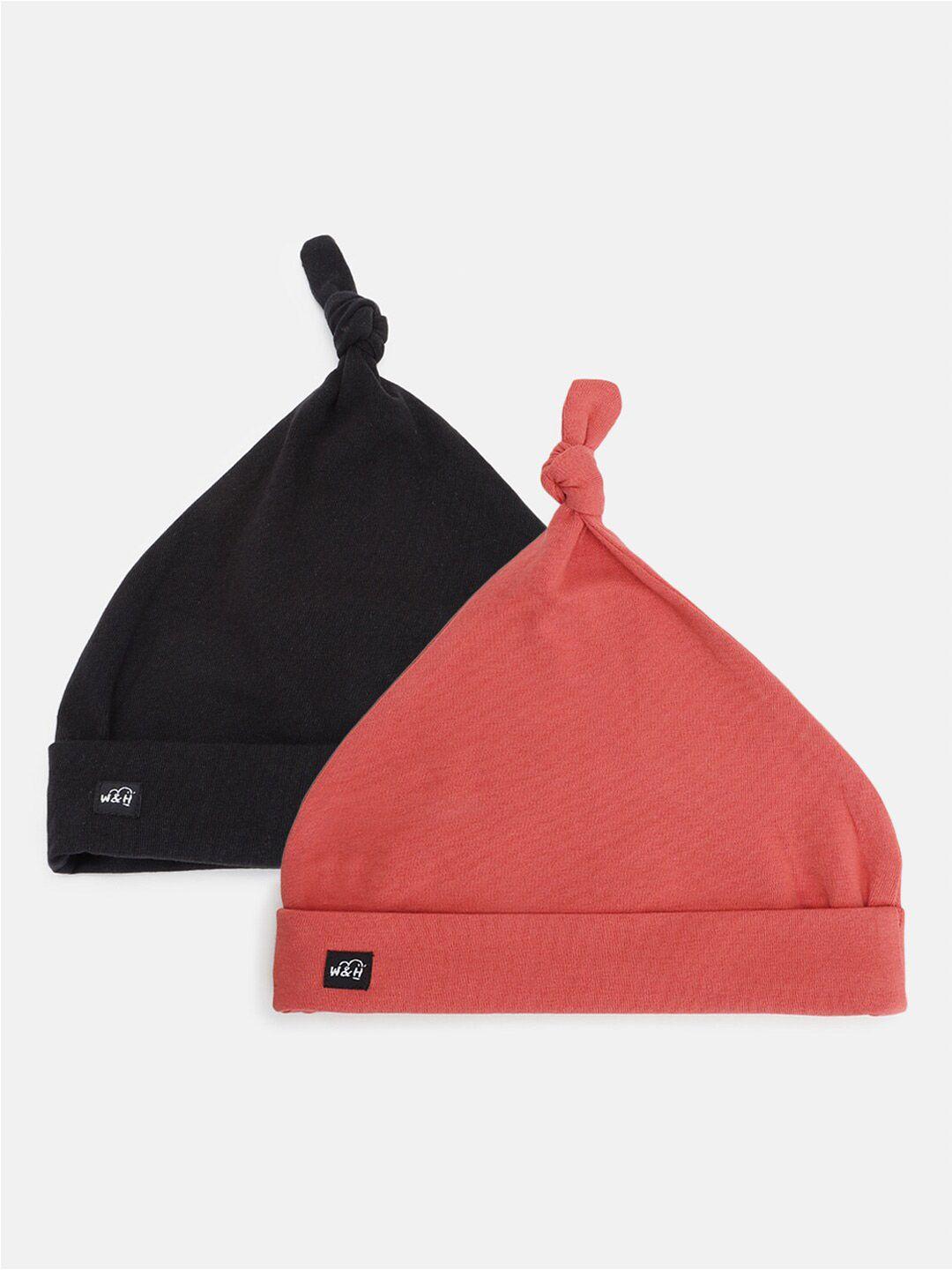 whistle & hops kids pack of 2 sustainable beanies