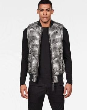 whistler meefic printed sleeveless jacket