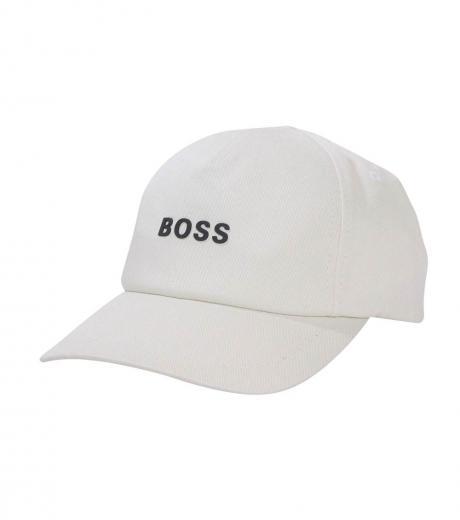 white black logo baseball hat
