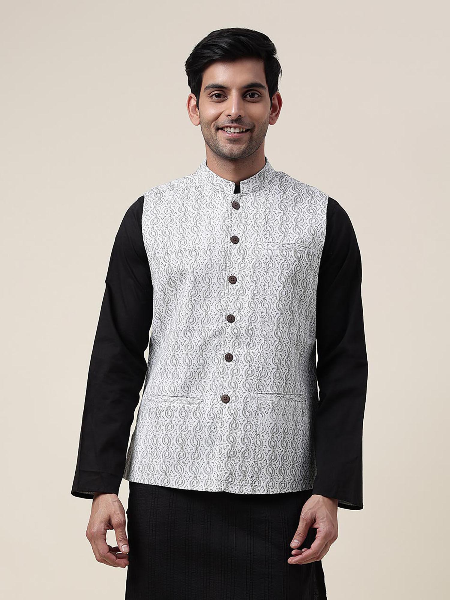 white-cotton-printed-nehru-jacket