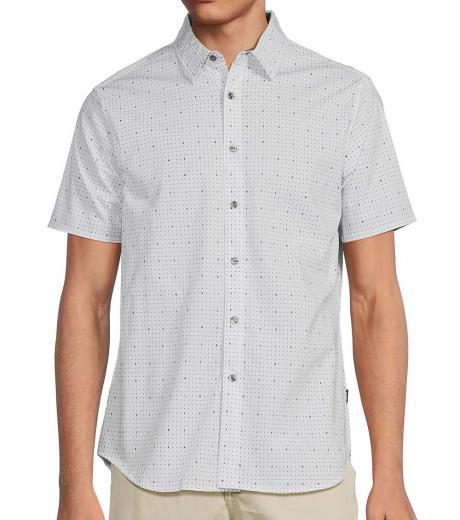white dakari print shirt