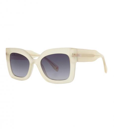 white grey shaded butterfly sunglasses