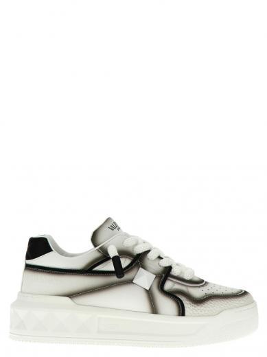 white one stud xl sneakers