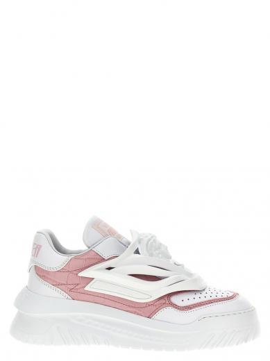 white pink odissea sneakers