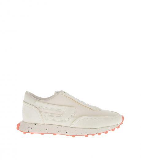 white s-racer low top sneakers