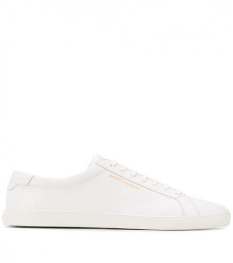 white white andy leather sneakers
